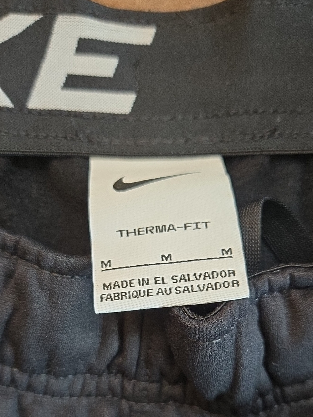 Nike Mens Black Therma-Fit Joggers